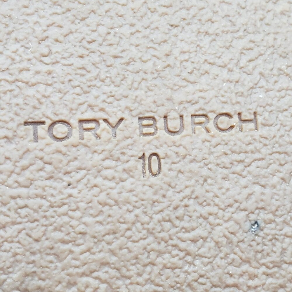 Tory Burch Miller Cloud Sandals 10 Womens Thong Slip On Gold - Picture 7 of 7